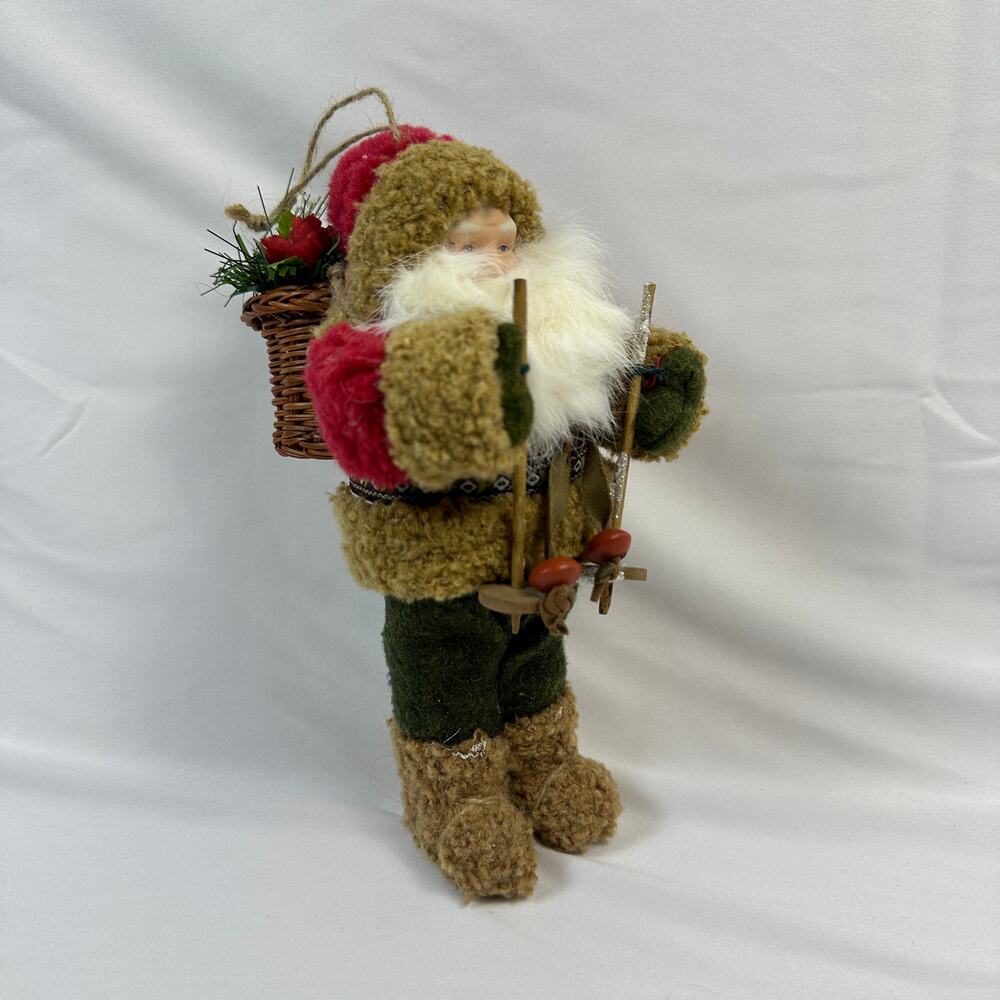 8" Father Christmas Santa Claus St. Nick Standing Figure Christmas Tree Ornament
